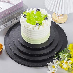 Black Round Cake Board (6)