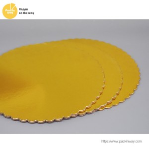 round cake board base 18" gold