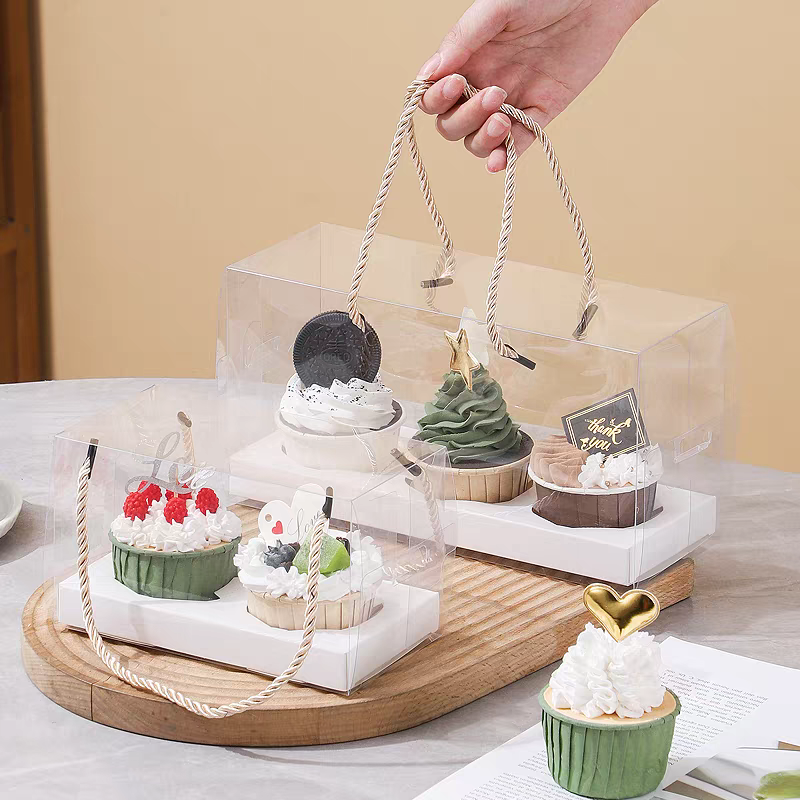 Cupcake Box With Rope-2