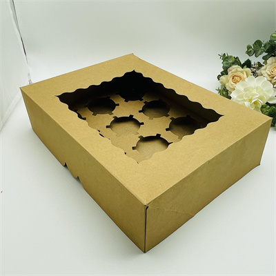 12 holes cupcake box