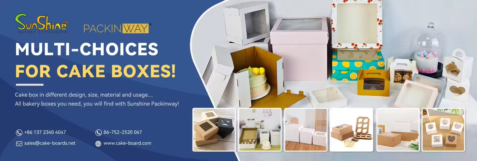 Custom & Wholesale Cake Box Manufacturer