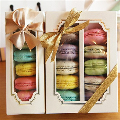 Custom white cookie box