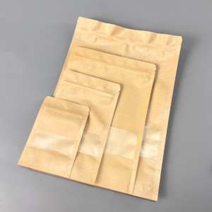 Frosted Ziplock Bag With Window