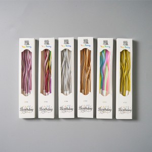 Gradient Curved Candles