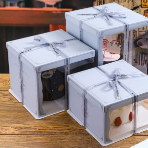Half Window Clear Cake Box01