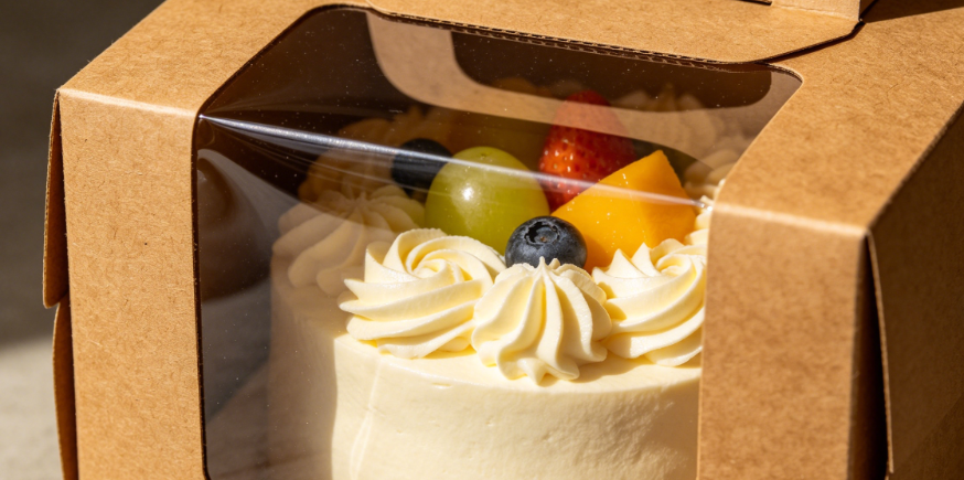 Kraft Window Cake Boxes03