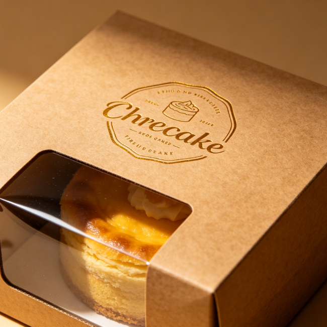 Kraft Window Cake Boxes07