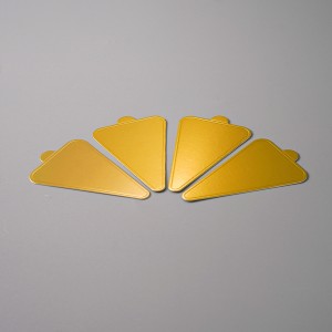 Mini triangle gold cake board manufacturer  Sunshine (1)