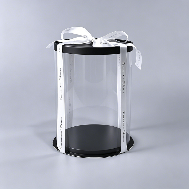 Round Transparent Cake Box (2)