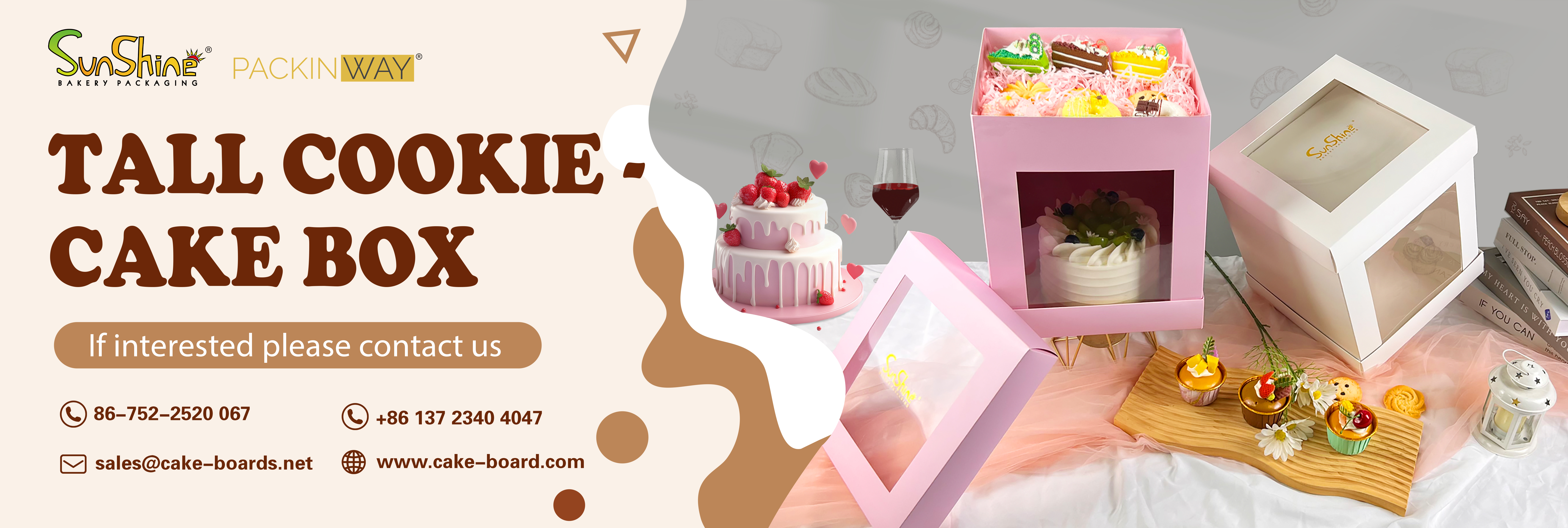 Transparent Cake Boxes