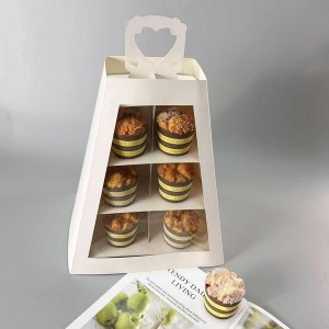 Trapezoidal Multi-layer Handheld Dessert Box01