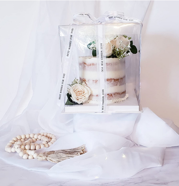 Clear Cake Box