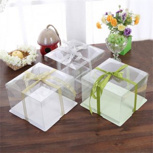 clear cake box transparent supplier