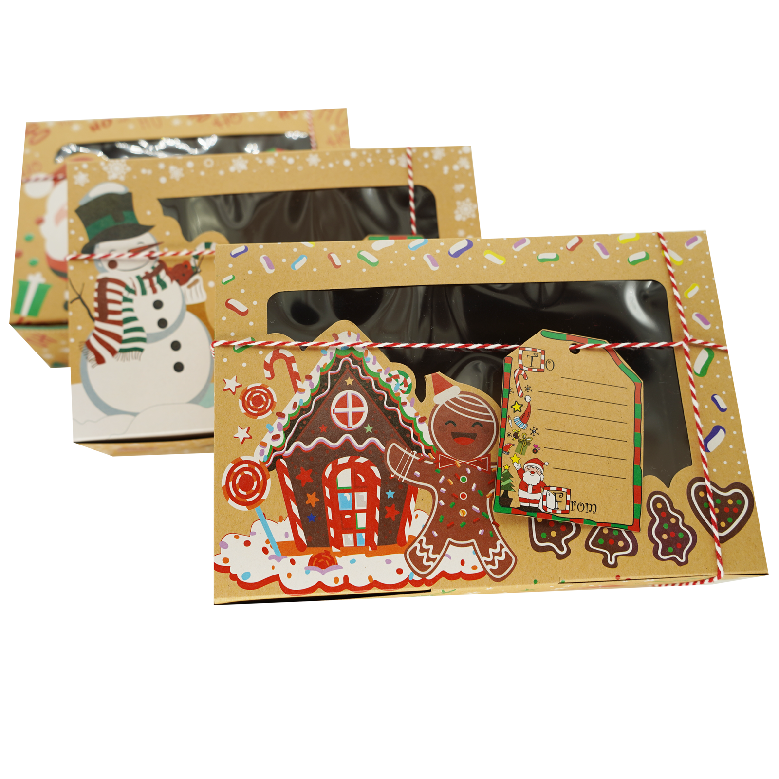 Weihnachts-Cupcake-Box