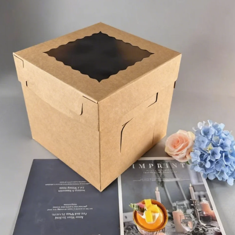 window cake box